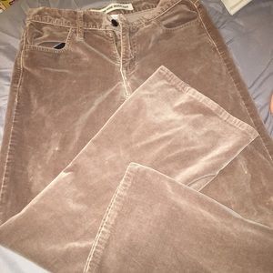 cutest gap low rise boot cut suede jeans